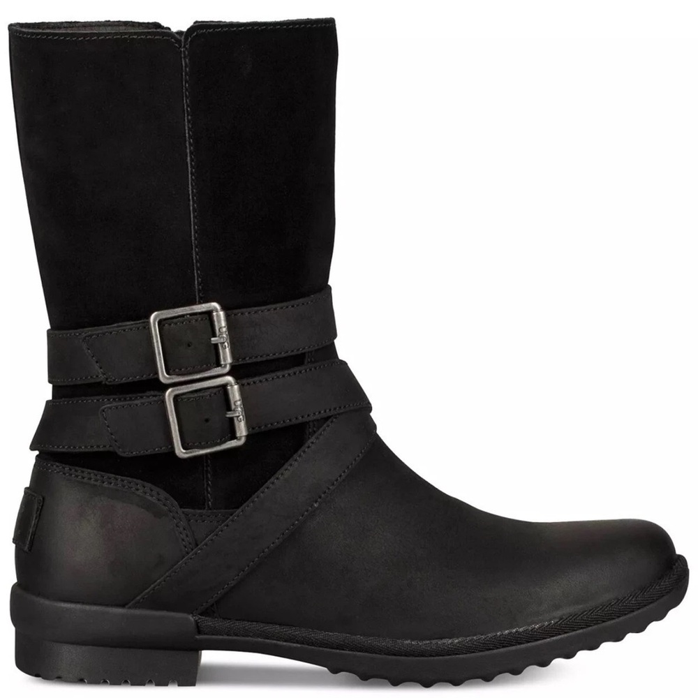 UGG Lorna Waterproof Winter Boots - Black Women's Size 9.5 - NWT - NIB - Picture 3 of 7